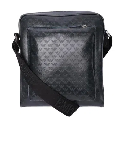 EMPORIO ARMANI LOGO DETAILS SATCHEL