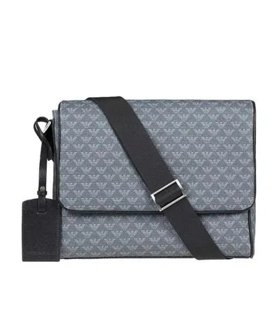 EMPORIO ARMANI LOGO DETAILS SATCHEL