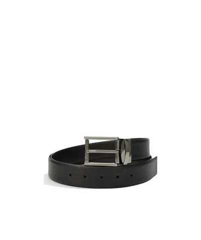 EMPORIO ARMANI LOGO ENGRAVING BELT