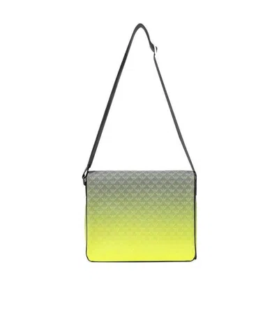 EMPORIO ARMANI LOGO GRADIENT SHOULDER BAG
