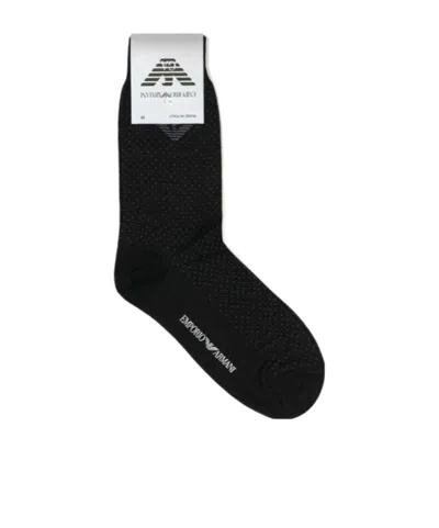 EMPORIO ARMANI LOGO KNITTED SOCKS
