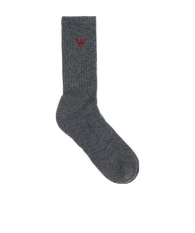 EMPORIO ARMANI LOGO KNITTED SOCKS