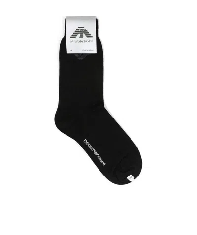 EMPORIO ARMANI LOGO KNITTED SOCKS