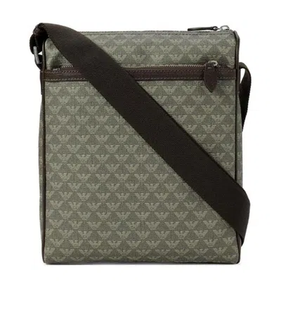 EMPORIO ARMANI LOGO LOGO SATCHEL BAG