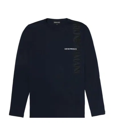 EMPORIO ARMANI LOGO LONG-SLEEVED T-SHIRT