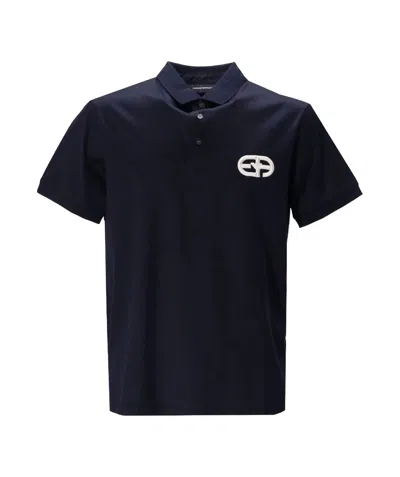 EMPORIO ARMANI EMPORIO ARMANI LOGO PATCH SHORT-SLEEVED POLO SHIRT