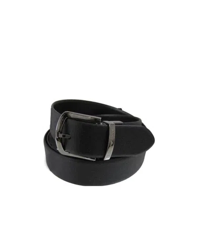 EMPORIO ARMANI LOGO PIN BUCKLE BELT