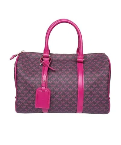 EMPORIO ARMANI LOGO PRINTED HANDBAG