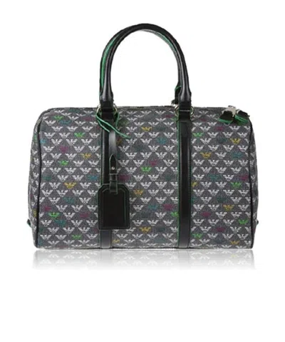 EMPORIO ARMANI LOGO PRINTED HANDBAG