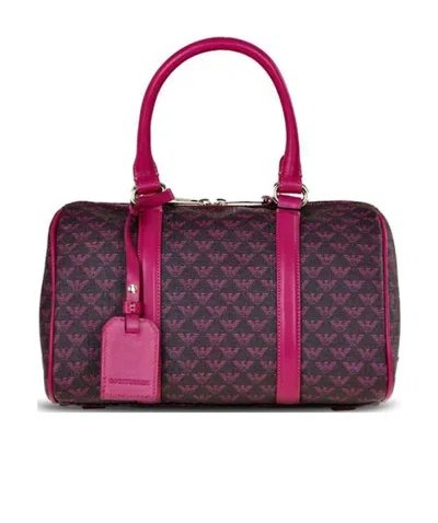 EMPORIO ARMANI LOGO PRINTED HANDBAG