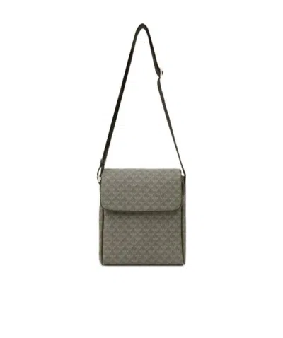 EMPORIO ARMANI LOGO PRINTED SHOULDER BAG