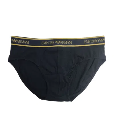 EMPORIO ARMANI LOGO STRIPED PANTIES