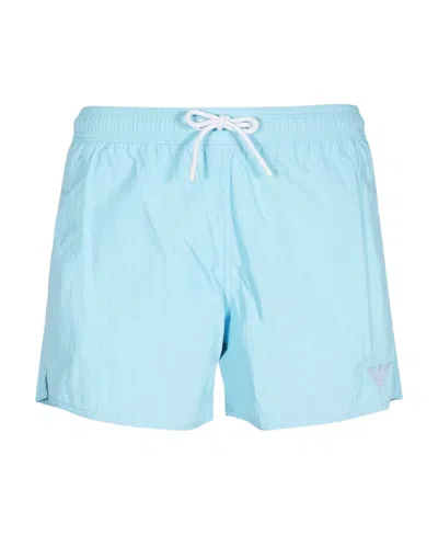 EMPORIO ARMANI LOGO SWIMMING TRUNKS