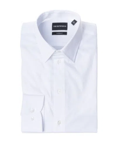 EMPORIO ARMANI LONG SLEEVE LAPEL SHIRT