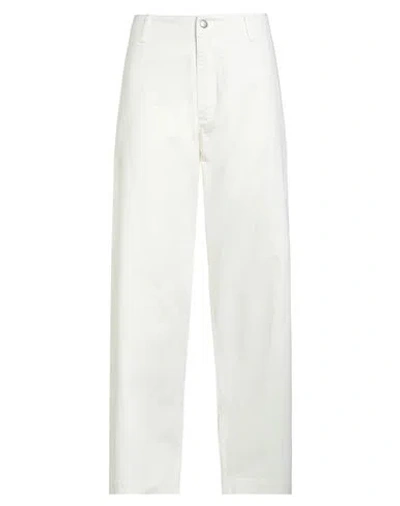 EMPORIO ARMANI EMPORIO ARMANI MAN JEANS OFF WHITE SIZE 36 COTTON