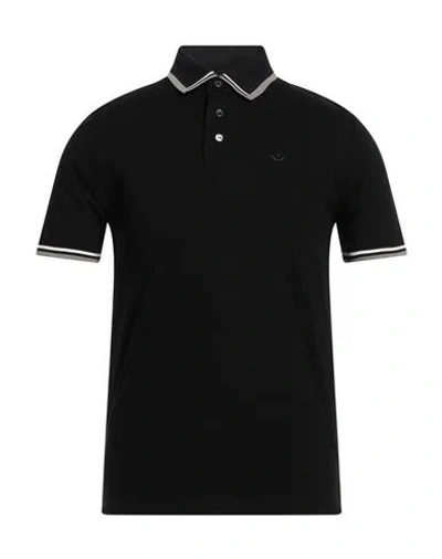 EMPORIO ARMANI EMPORIO ARMANI MAN POLO SHIRT BLACK SIZE S COTTON