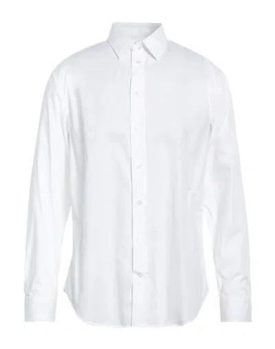 EMPORIO ARMANI EMPORIO ARMANI MAN SHIRT WHITE SIZE 17 ½ COTTON