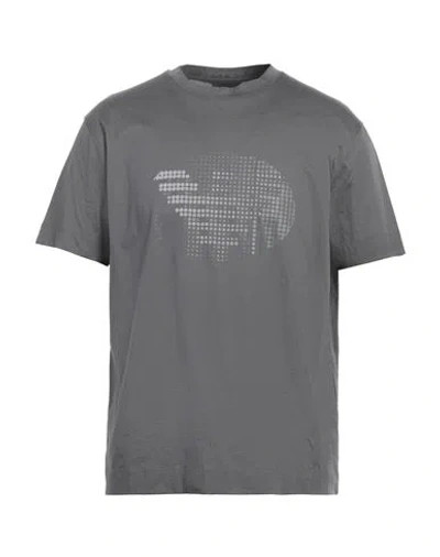 EMPORIO ARMANI EMPORIO ARMANI MAN T-SHIRT GREY SIZE S COTTON