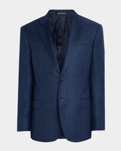 EMPORIO ARMANI MEN'S G LINE MELANGE NOTCH LAPEL SPORT COAT