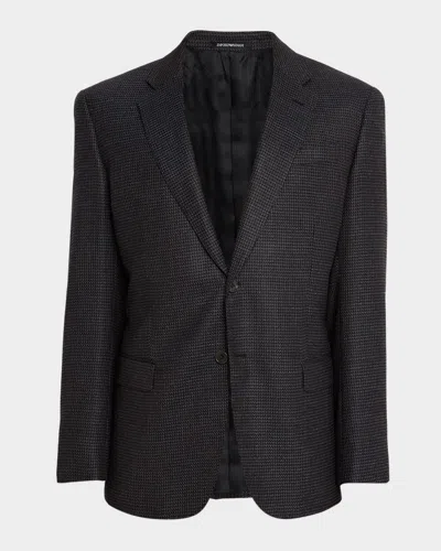 EMPORIO ARMANI MEN'S G LINE SUPER 130S PINWHEEL SPORT COAT