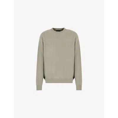 EMPORIO ARMANI MENS ROCK RIDGE CREWNECK BRUSHED CASHMERE KNITTED JUMPER XL
