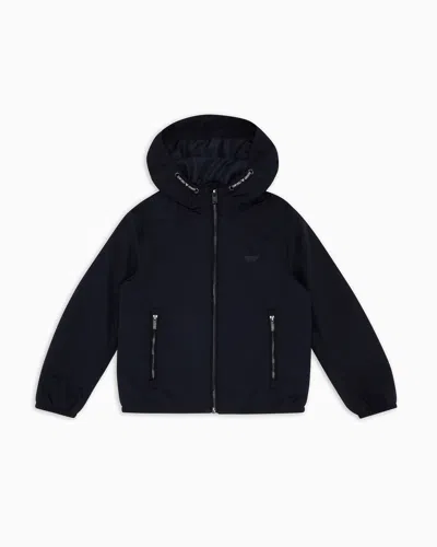 EMPORIO ARMANI NYLON HOODED BLOUSON