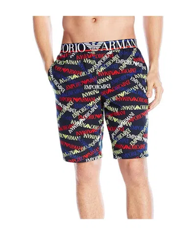 EMPORIO ARMANI PATTERN PRINTED SWIMMING TRUNKS