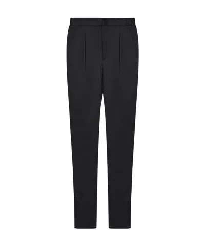 EMPORIO ARMANI PLEAT-DETAIL TROUSERS