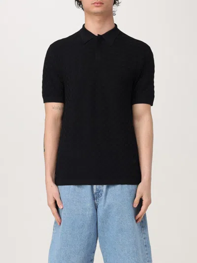 EMPORIO ARMANI POLO SHIRT EMPORIO ARMANI MEN COLOR BLACK
