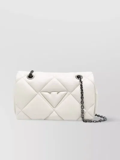 EMPORIO ARMANI QUILTED CHAIN POUCH SHOULDER BAG