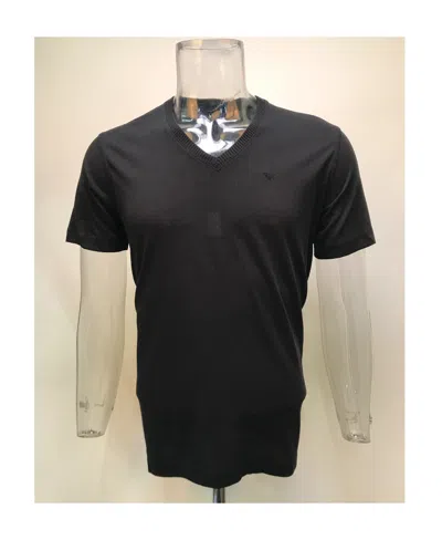 EMPORIO ARMANI RIB COLLAR T-SHIRT