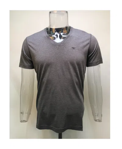 EMPORIO ARMANI RIB COLLAR T-SHIRT