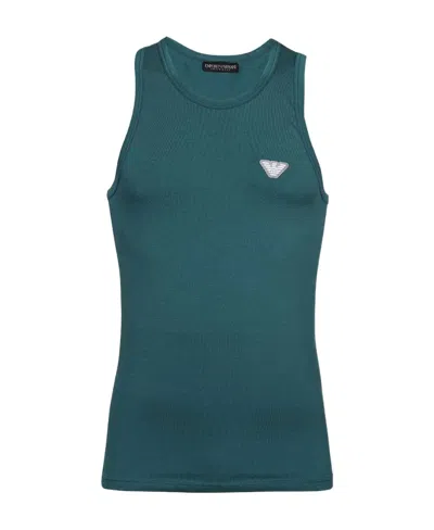 EMPORIO ARMANI SLEEVELESS VEST WITH ROUND NECK