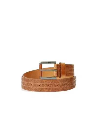 EMPORIO ARMANI SQUARE BUCKLE BELT