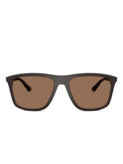 EMPORIO ARMANI SQUARE-FRAME SUNGLASSES