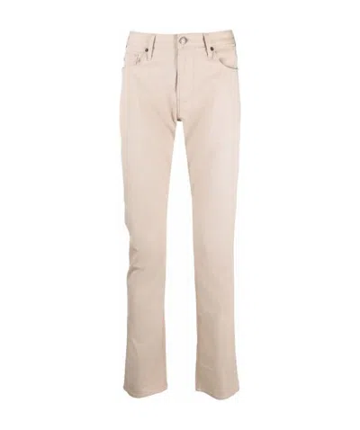EMPORIO ARMANI STRAIGHT-LEG TROUSERS