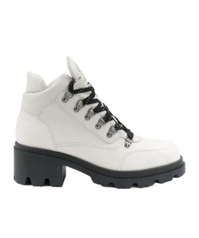 EMPORIO ARMANI STRAP HIGH-HEELED SHORT BOOTS