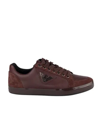 EMPORIO ARMANI STRAP-UP CASUAL SNEAKERS
