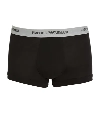 EMPORIO ARMANI STRETCH-COTTON TRUNKS
