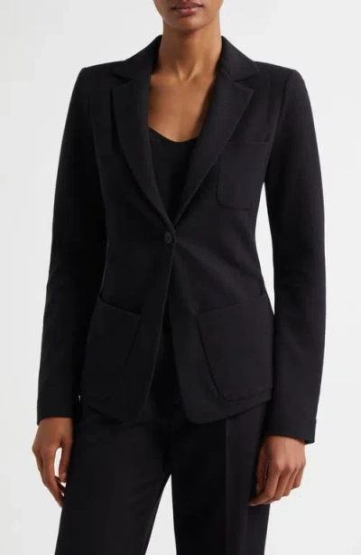 EMPORIO ARMANI EMPORIO ARMANI STRETCH ONE-BUTTON BLAZER