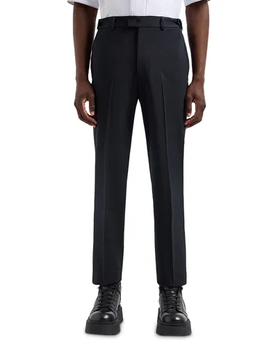 EMPORIO ARMANI TECHNICAL STRETCH GABARDINE REGULAR FIT PANTS