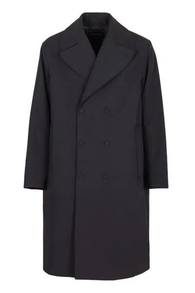 EMPORIO ARMANI EMPORIO ARMANI TECHNO FABRIC COAT