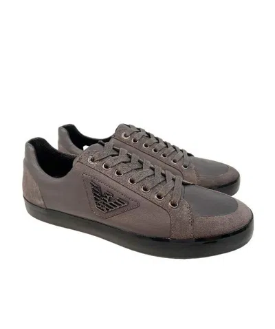 EMPORIO ARMANI STRAP-UP CASUAL SNEAKERS
