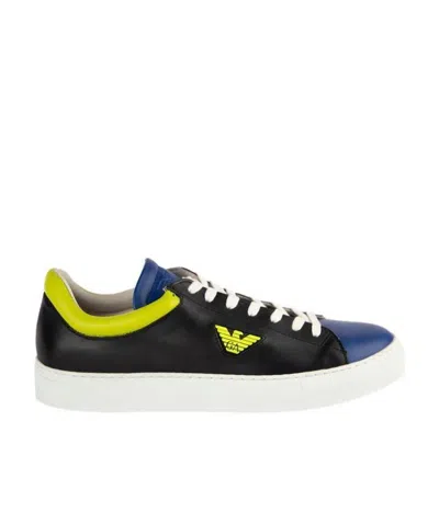 EMPORIO ARMANI STRAP-UP CASUAL SNEAKERS