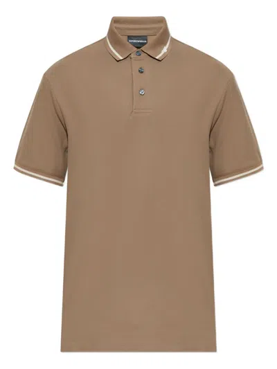 EMPORIO ARMANI TIPPED POLO SHIRT