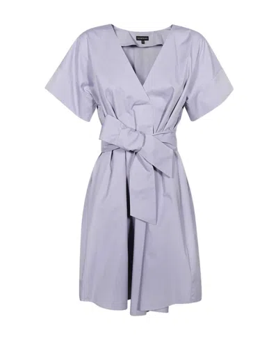 EMPORIO ARMANI V-NECK DRESS