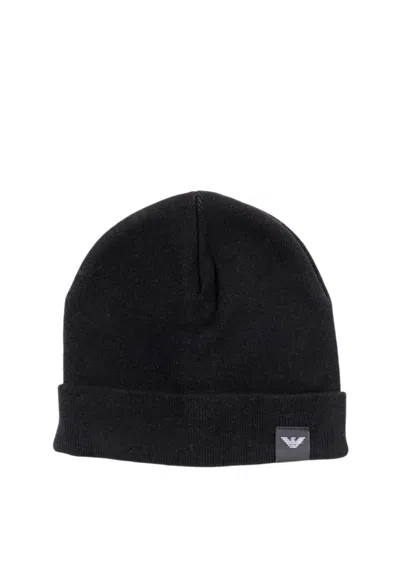 EMPORIO ARMANI WOMEN'S HAT EMPORIO ARMANI 6270433F543-00020 BLACK