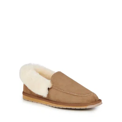 EMU AUSTRALIA MEN'S PLATINUM MURRAY FOLD DOWN SLIPPER IN CHESTNUT