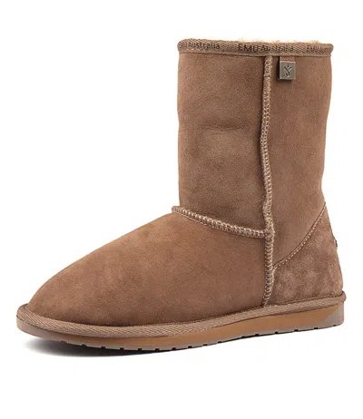 EMU AUSTRALIA EMU AUSTRALIA PLATINUM STINGER LO WOMENS SHOES CASUAL BOOTS CALF