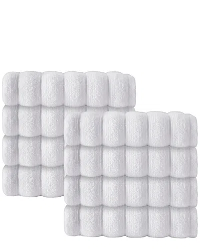 ENCHANTE HOME DEPERA HOME SET OF 8 VAGUE HAND TOWELS